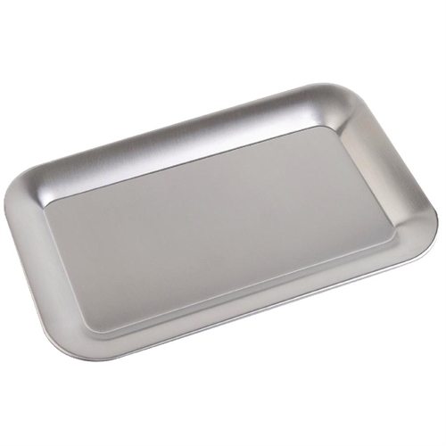 APS Stainless Steel Rectangular Service Tray 215mm - The Oxford Chef Shop