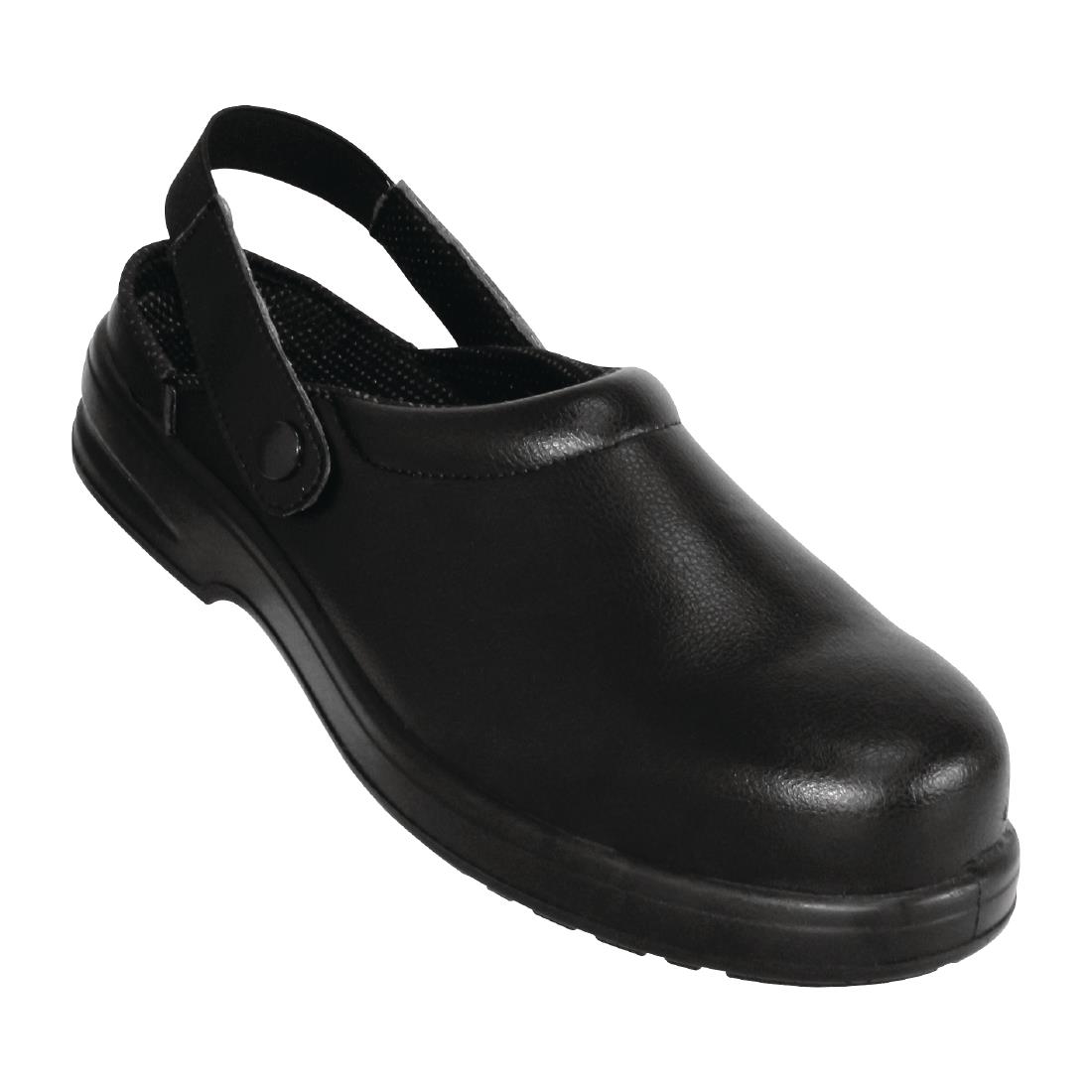 Slipbuster Lite Safety Clogs Black 40 - The Oxford Chef Shop